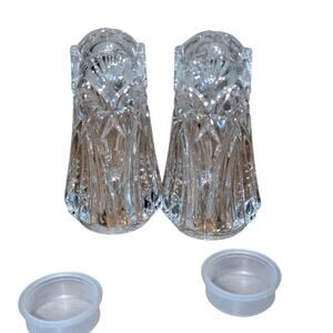 Vintage J. G. Durand France Crystal Salt & Pepper Shakers